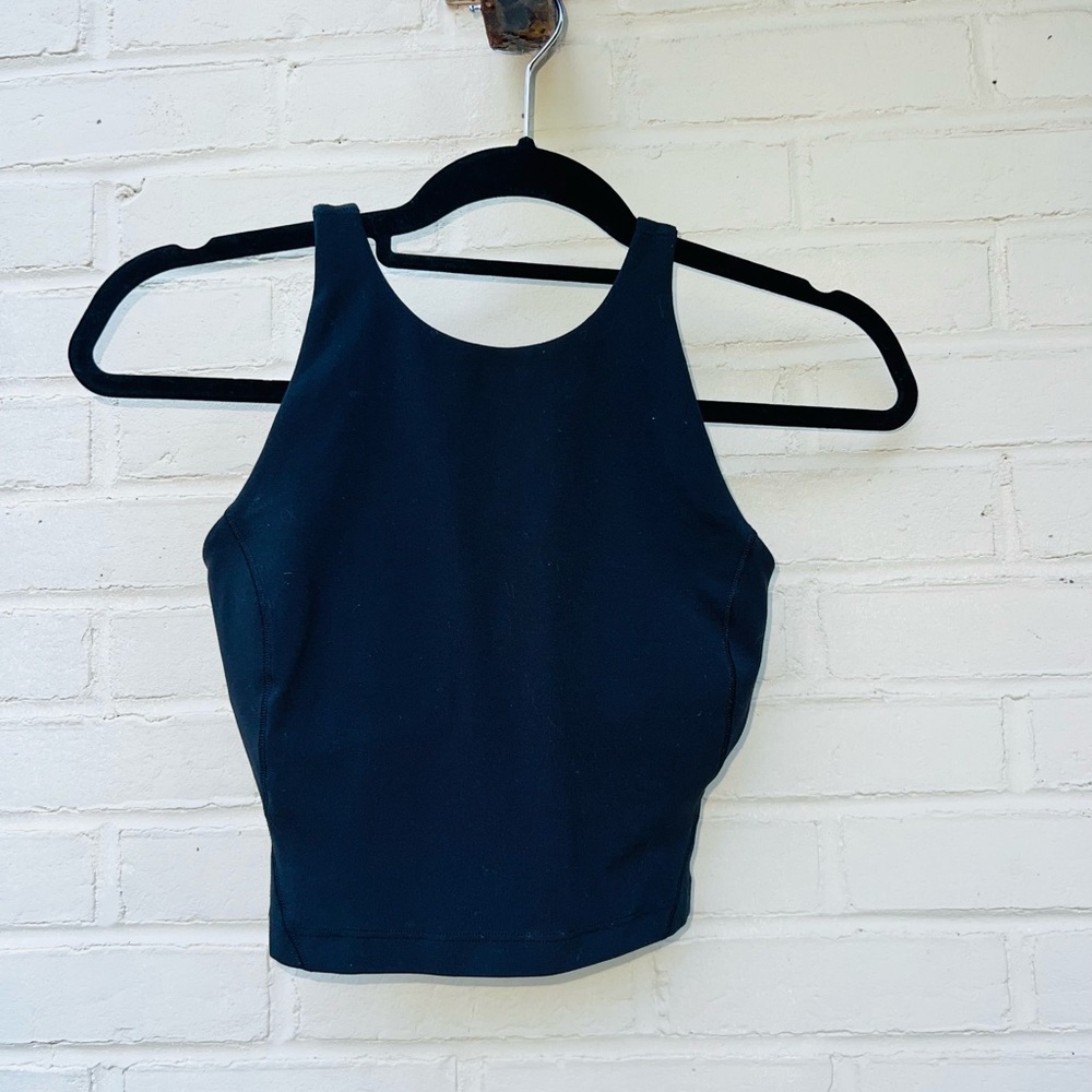 Lululemon Align High-Neck Tank Top, Black, Sz 2